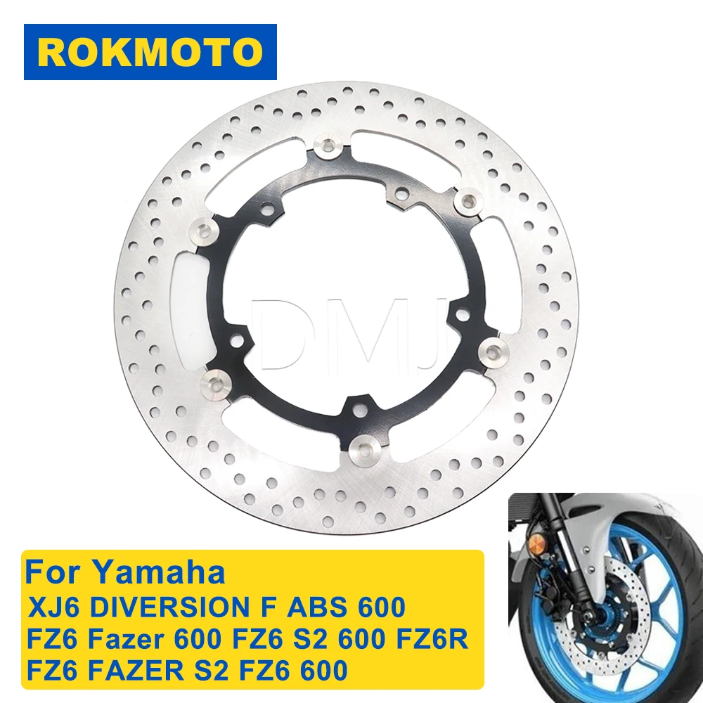 Fit For XJ6 DIVERSION F ABS 600 FZ6 Fazer 600 FZ6 S2 600 FZ6R FZ6 600 Motorcycle Accessories Front Brake Disc Rotors