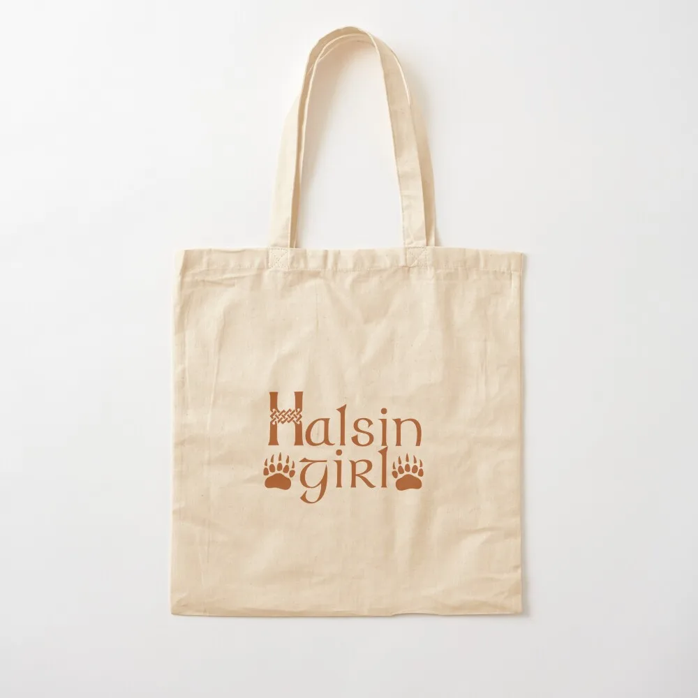 

Halsin Girl Tote Bag отличная сумка для покупок с логотипом Женская сумка Canvas Tote