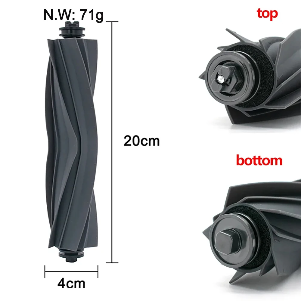 Dreame l10s ultra, l10s pro, s10 pro, s10, s20 pro, x10 + robô vácuo peças de reposição: rolo escova lateral principal, filtros, acessórios de saco de pó