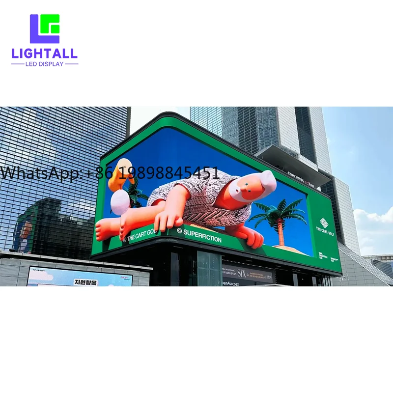 

High Brightness Waterproof Full Color Outdoor LED Screen Shopping Malls Exhibition Halls Self-Service Business Pixel Pitch 5mm