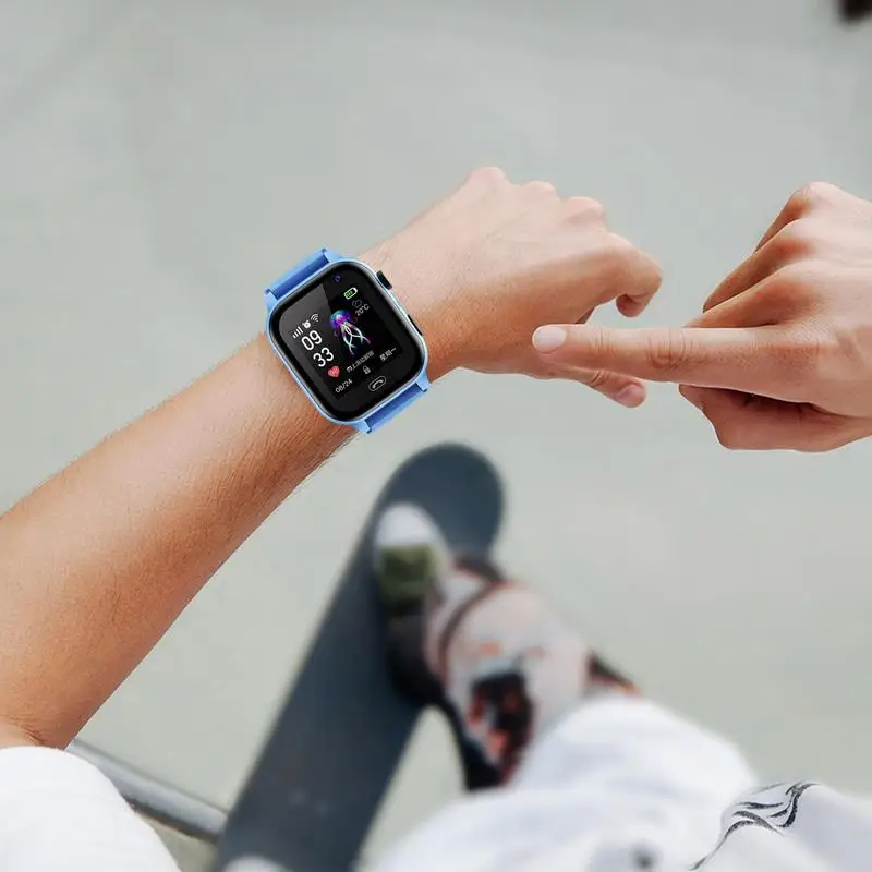 4G ساعة ذكية SOS GPS موقع SimCard Call Child SmartWatch Camera مقاوم للماء شحن ساعة للبنين بنات أطفال