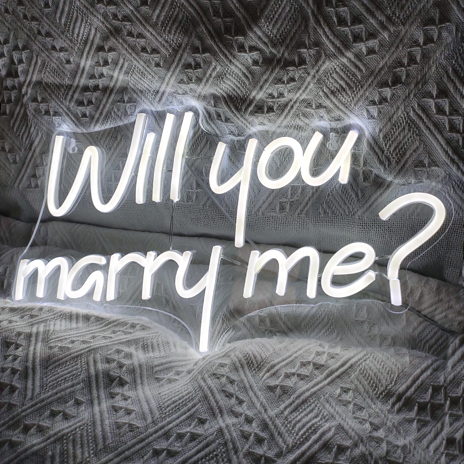 Will you marry me 네온 사인 맞춤형 웨딩 결혼 LED 조명, 고백 침실 프로포즈 아트 벽 장식, 미적 램프 USB