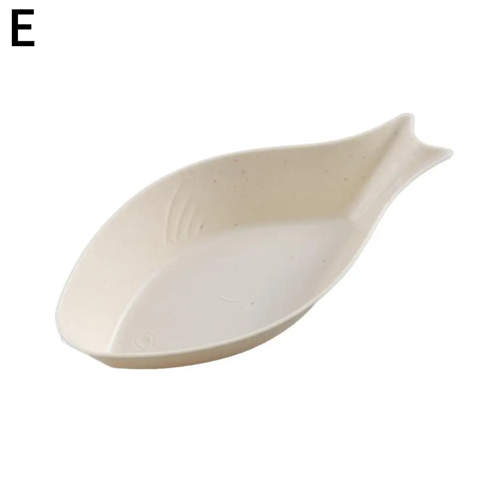 1pc Wheat Straw Seasoning Dish Household Kitchen Small Plate For Snacks Pickles Eco-friendly Dip Plate Pickles Saucer Bowl W0v8