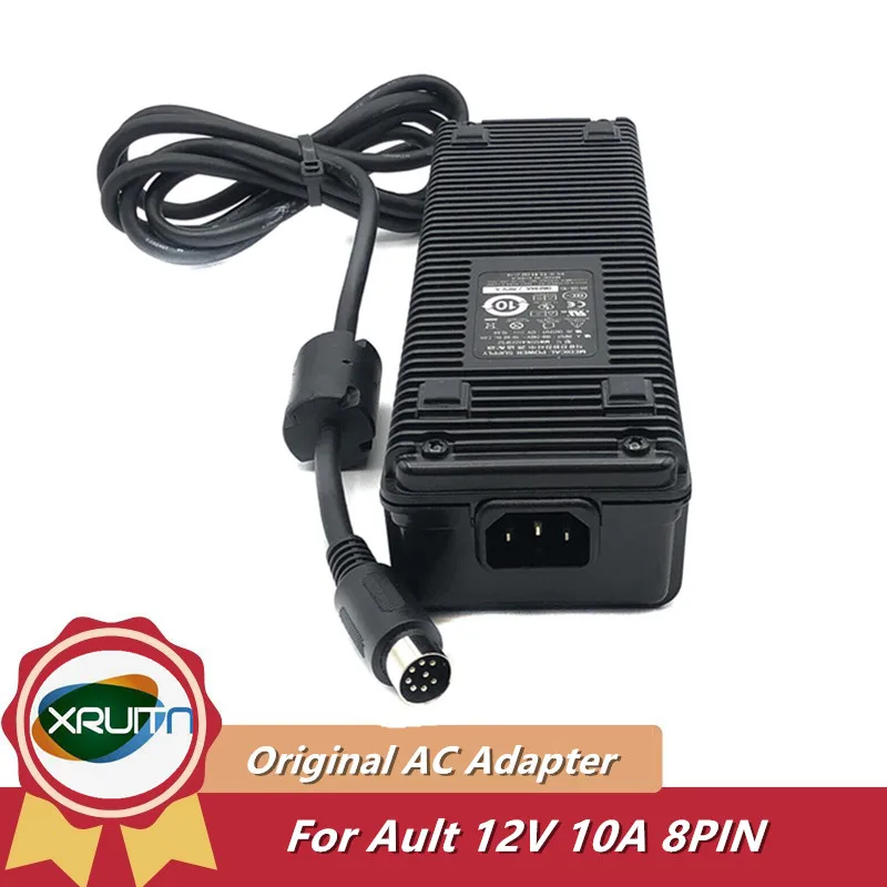 

Used Original MW122KA1223F52 12V 10A 8-Pin AC Adapter Charger For Mindray M5 M7 Ault Medical Power Supply