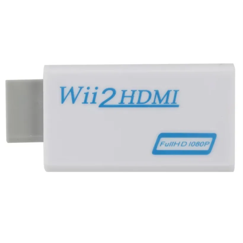 WII to HDMI Converter Full HD 1080P WII to HDMI Wii 2 HDTV ConverterWii To HDMI Adapter 3.5mm Audio for PC HDTV Monitor Display