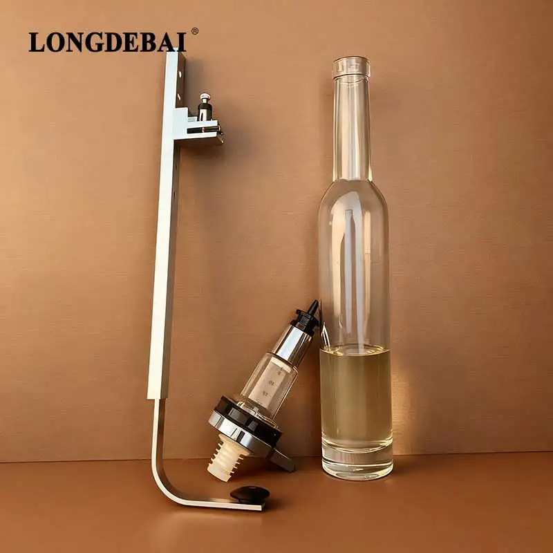 New custom wall-mounted 375ml Single perfume bottle dispenser with graduations