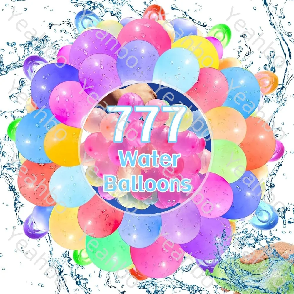 

Водные шарики с самозапечатывающимся механизмом, быстрозаполняемые водные шарики для детей, игрушки для быстрого наполнения водными шарами, игры на открытом воздухе