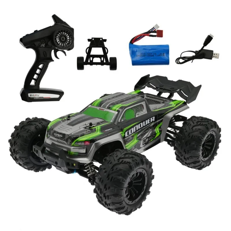 【NEW USER EXCLUSIVE】SUCHIYU All Terrain RC Off-Road Car 1:16 Scale 40 KMH High Speed Fast 4WD RC Truck For Adults Boys Green Mon
