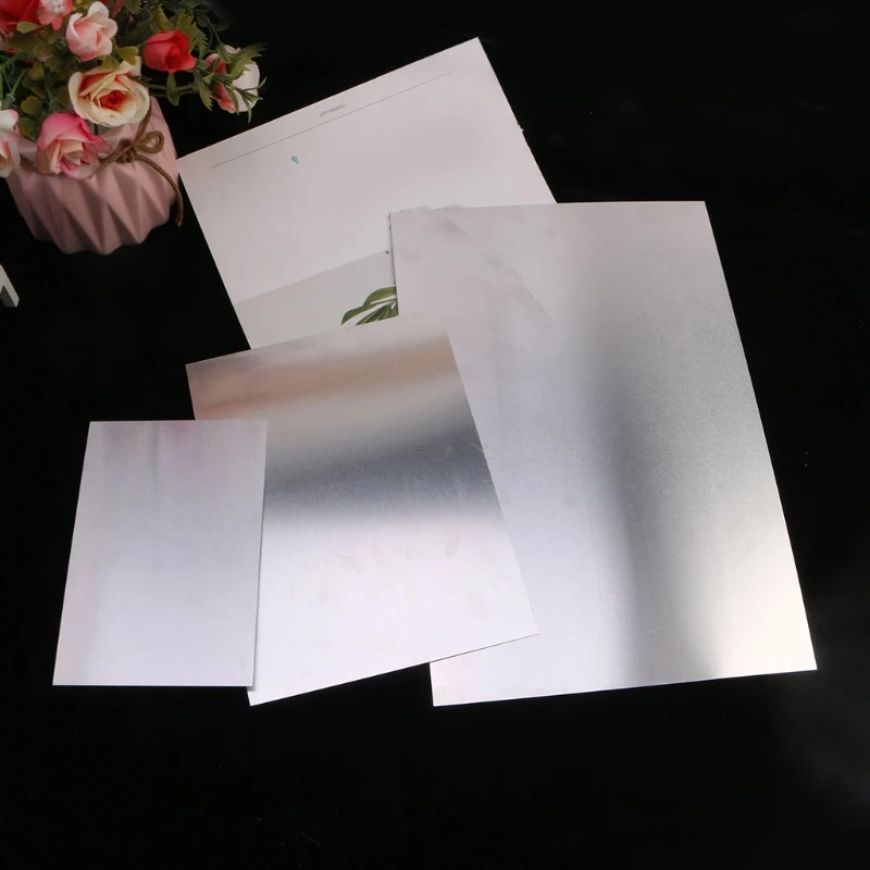 3Pcs Sublimation Blank Plate Aluminum Photo Metal Wall Poster Frame Plate for Thermal Sublimation Printing Photo Sign DropShip
