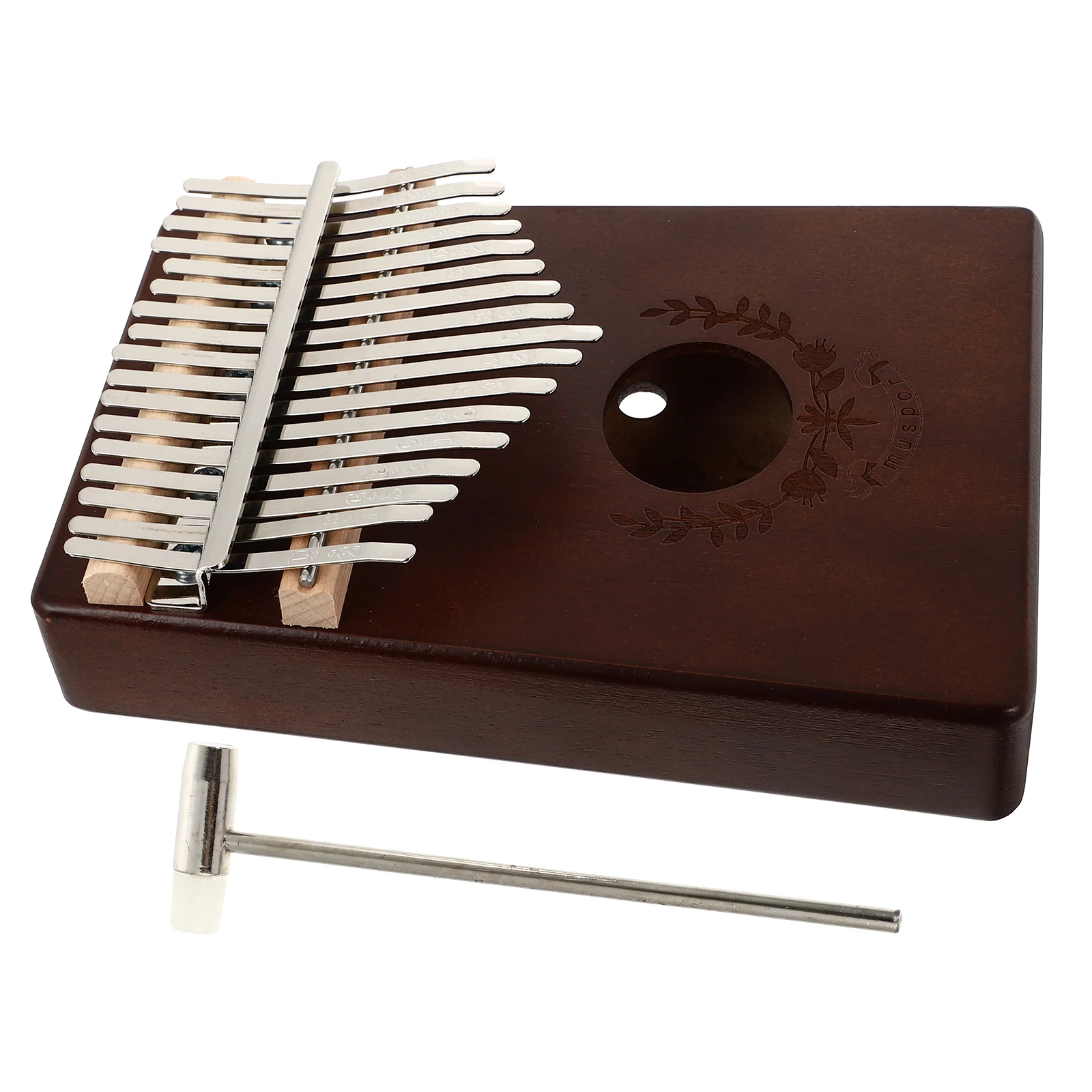 

Hand Kalimba Thumb Delicate Finger Piano Pocket Carrying Coffee Creative