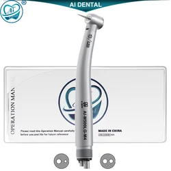Dental high speed hand piece Led-leucht air turbine handstück 2 löcher 4 löcher zahnarzt stuhl teile Kleine kopf M500LG