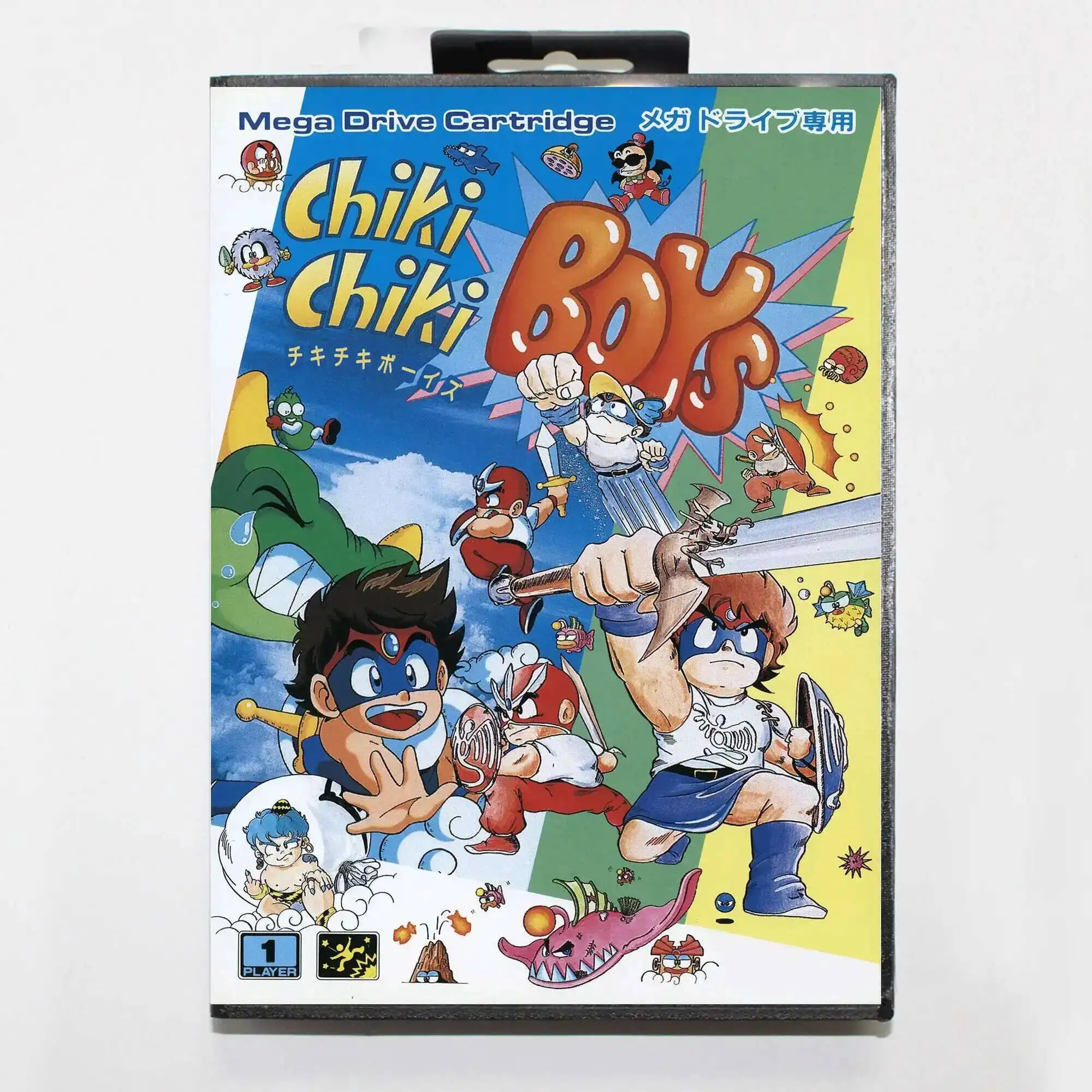 Hot Sale Chikichiki Game Card With JP Box 16bit MD Cart For Sega Mega Drive/Genesis System