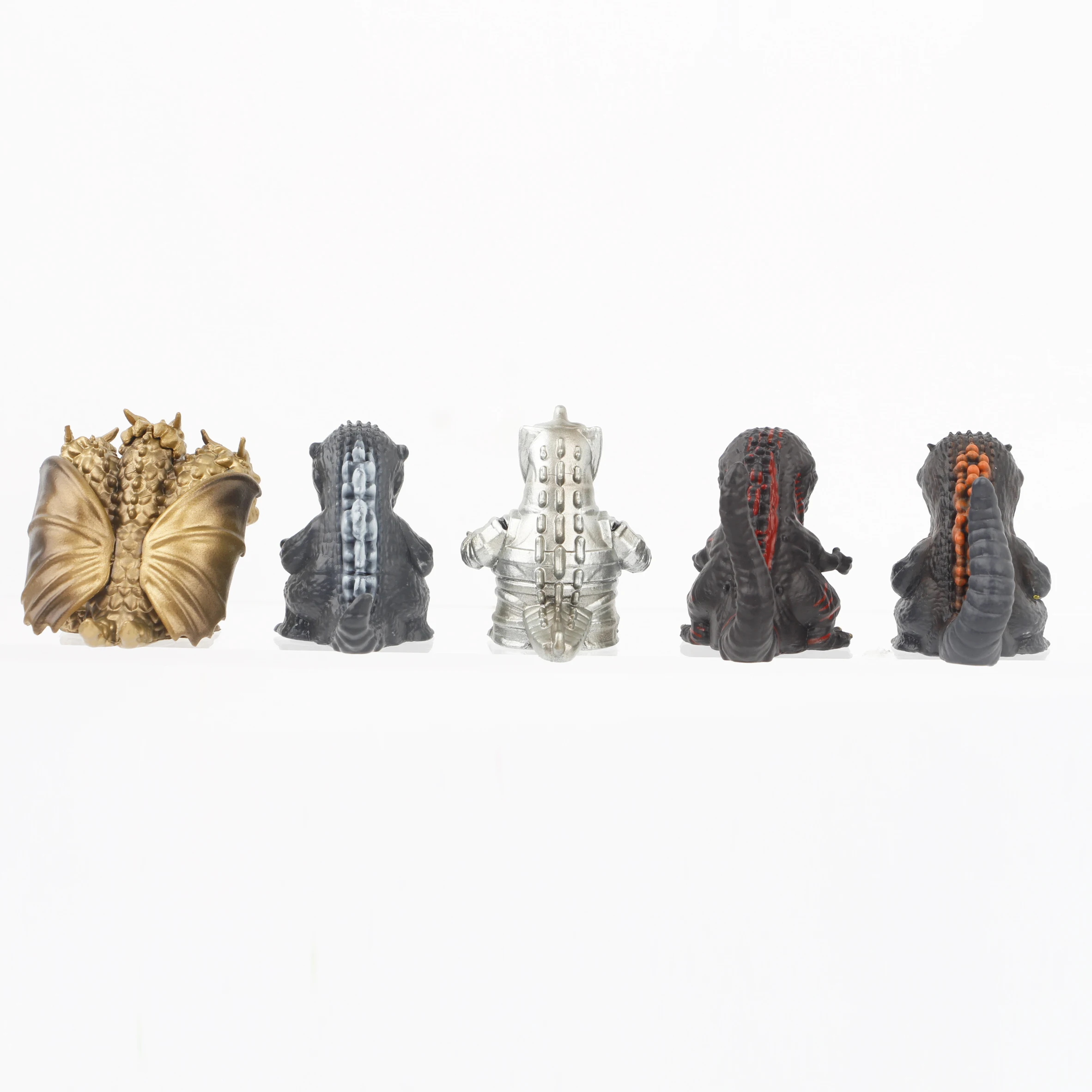 5 pz/set burattino da dito Mecha Godzilla King Ghidorah Hydreigon Monster Cute Action Figure Toys