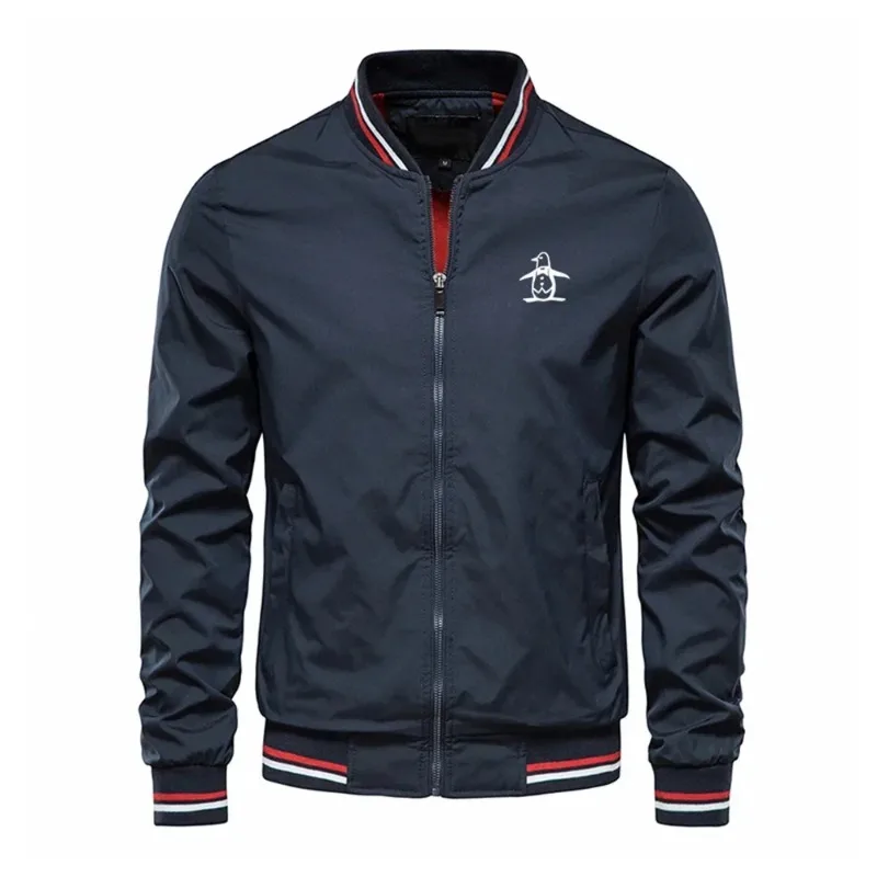 

Spring and Autumn New Men's Casual Fashionable Outdoor Sports Cycling and Traveling Long-sleeved Zipper Trend Jacket