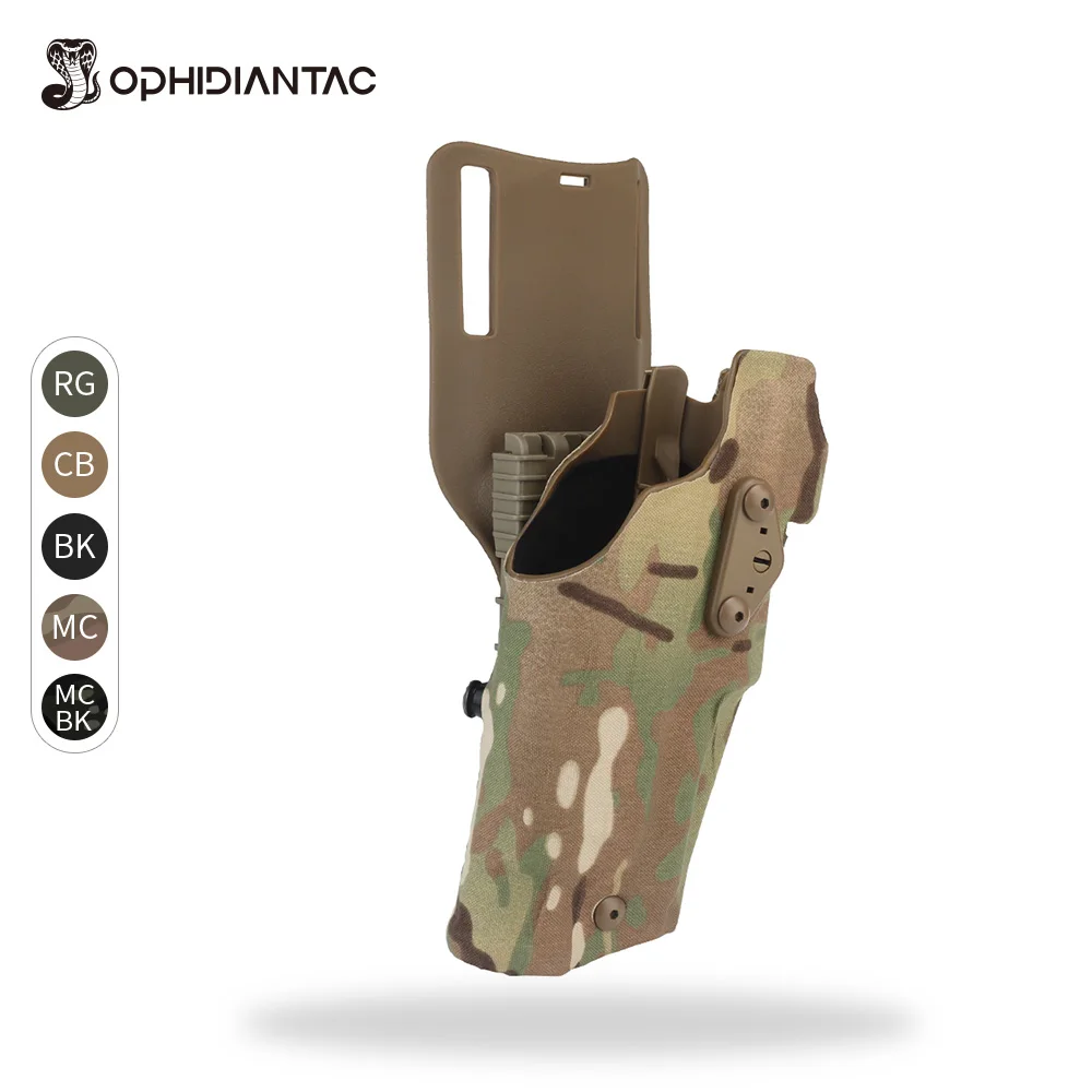 

OPHIDIANTAC Quick Release Kit Glock17 + X300U-A Flashlight Pistol Holster Hunting Shooting Air Gun Holster QLS System