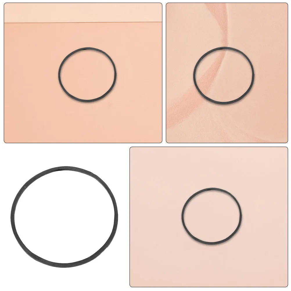 200 قطعة من أربطة ماكينة الوشم المرنة السوداء قطع غيار مطاطية عالية المرونة لملحقات الوشم وإكسسوارات الوشم