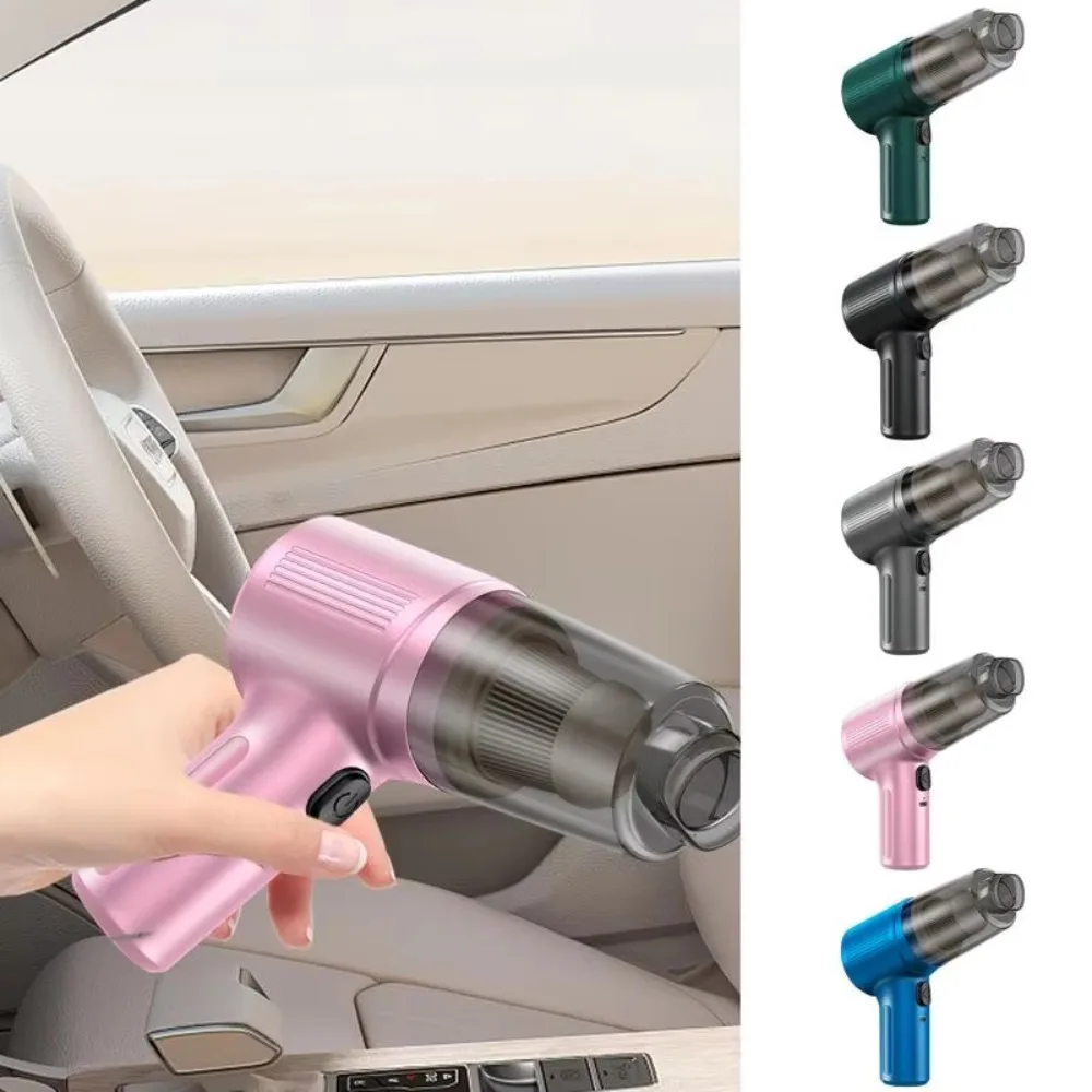 Reusable Portable Car Vacuum Cleaner Type-C interface charging 12000mAh Compressed Air Duster High Power Cleaning Dust