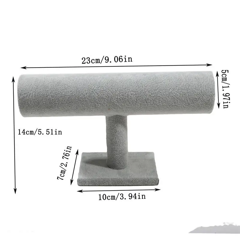 سلسلة مجوهرات هيرباند ساعة قلادة سوار عرض موقف حامل الرف T-bar سوار عرض موقف حامل ساعة العرض