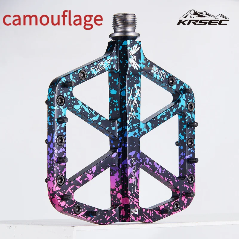 

Велосипедные педали KRSEC VS Ultralight — алюминиевый сплав, 3 герметичных подшипника, для горных/шоссейных велосипедов (MTB)