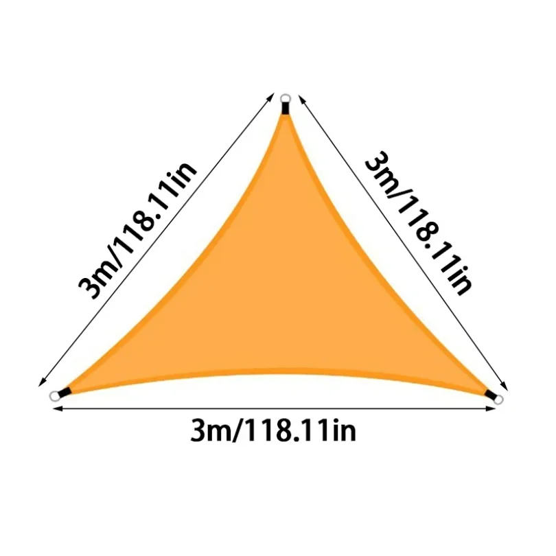 Waterproof Triangle Shade Sail 4