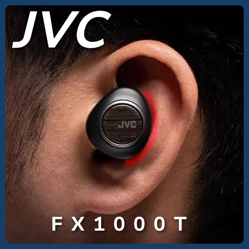 Auriculares Inalámbricos JVC FW1000T con Cancelación Activa de Ruido (ANC) - Diafragma de Madera de Alta Fidelidad, Auriculares Bluetooth Intrauditivos