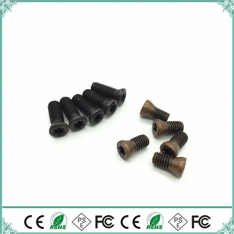 10pcs M2 M2.2,M2.5,M3,M3.5,M4,M5 Holder screw CNC Tool Screw, Insert Torx Screw CNC Bar Replaces Carbide Inserts CNC Lathe