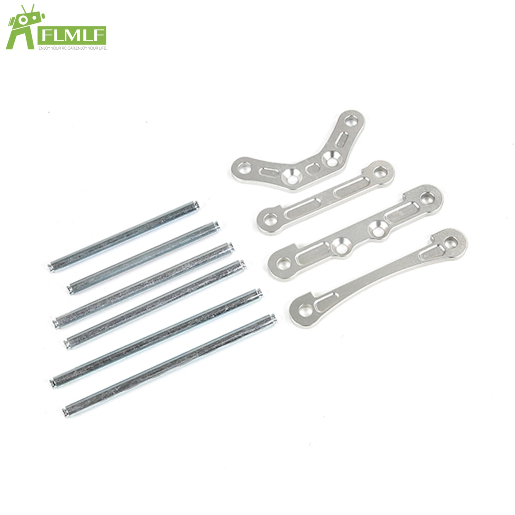 

Alloy CNC Front and Rear Suspension Axle Pin Positioning Piece Kit for 1/5 HPI ROFUN BAHA ROVAN KM BAJA 5B 5T 5SC Rc Car Parts