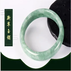 Real Grade A Natural Jade Bangle Women Healing Jewelry Genuine Chinese Jades Stone Bangles Jadeite Bracelet Girlfriend Mom Gifts