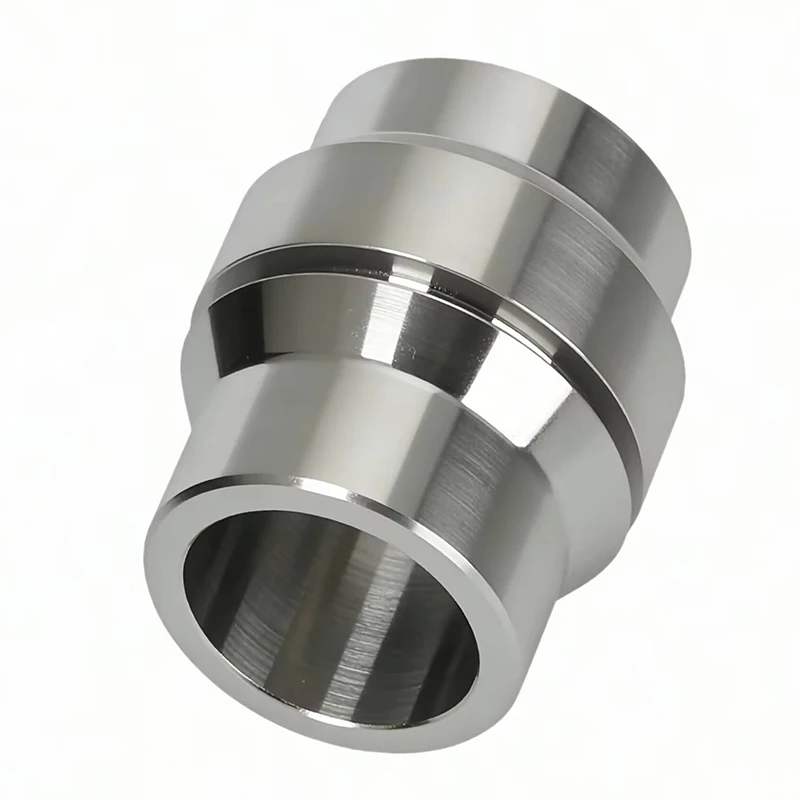 

Custom Stainless Steel CNC Machined Metal Parts Precision Machining Custom CNC Turned Stainless Steel Tiered Bushing