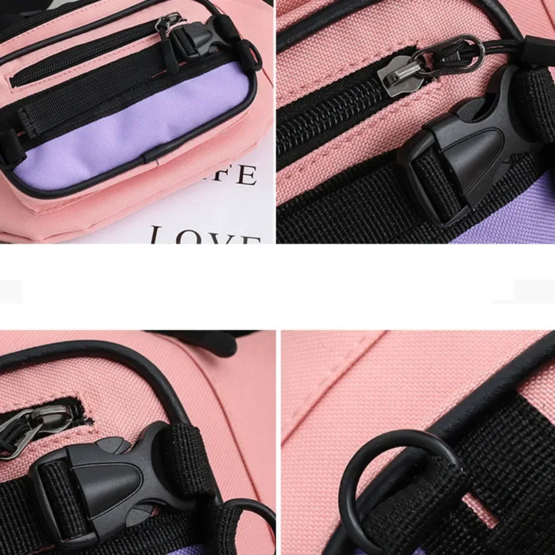 Taille Tas Vrouwen Fanny Pack Taille Packs Leisure Canvas Bum Pakket Banaan Messenger Bags Nieuwe Rits Hip Hop schouder Pack