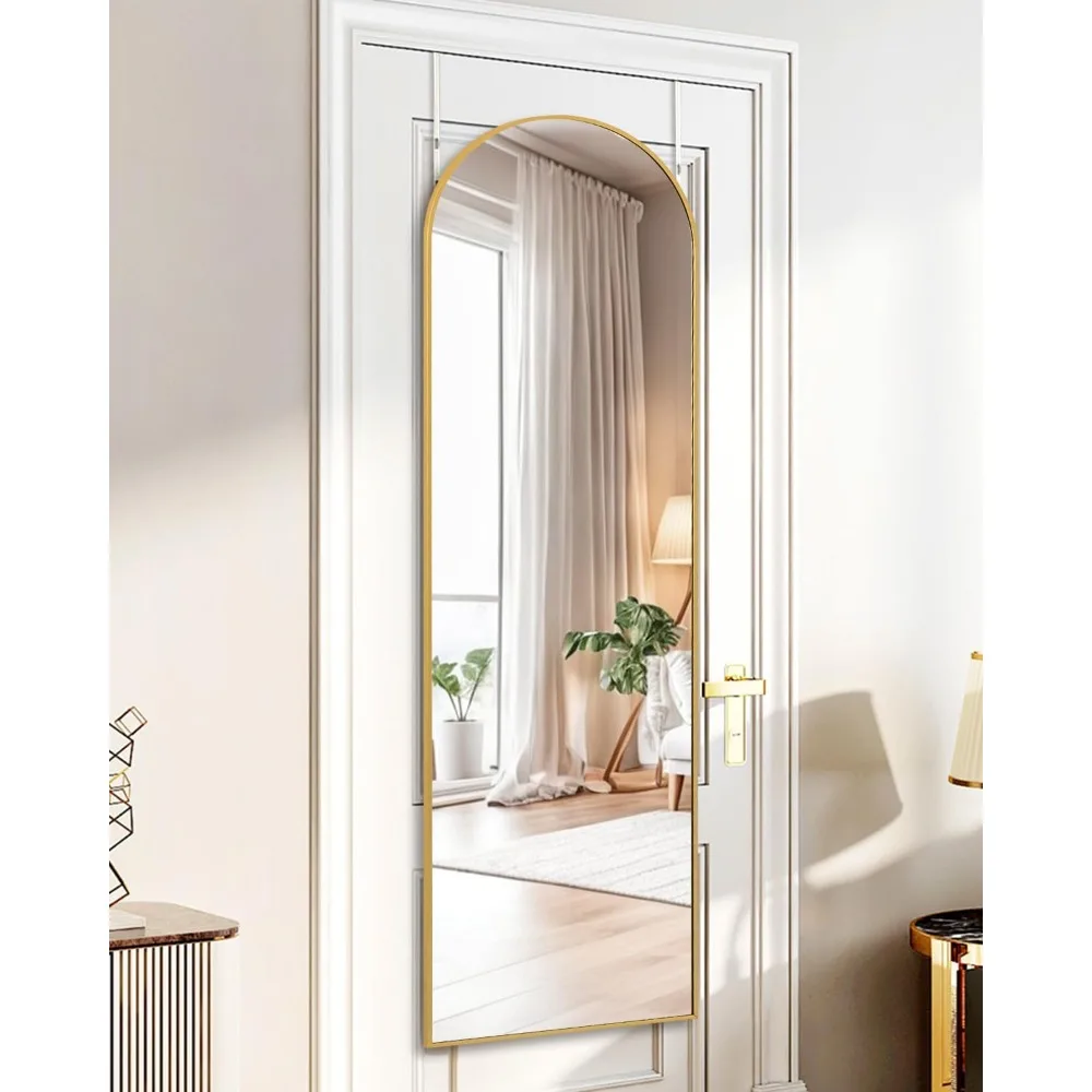 

Full Length Door Mirror, Mirror Full Length Door Hanging, 48x14 Bathroom Gold Door Mirror, Long Mirror