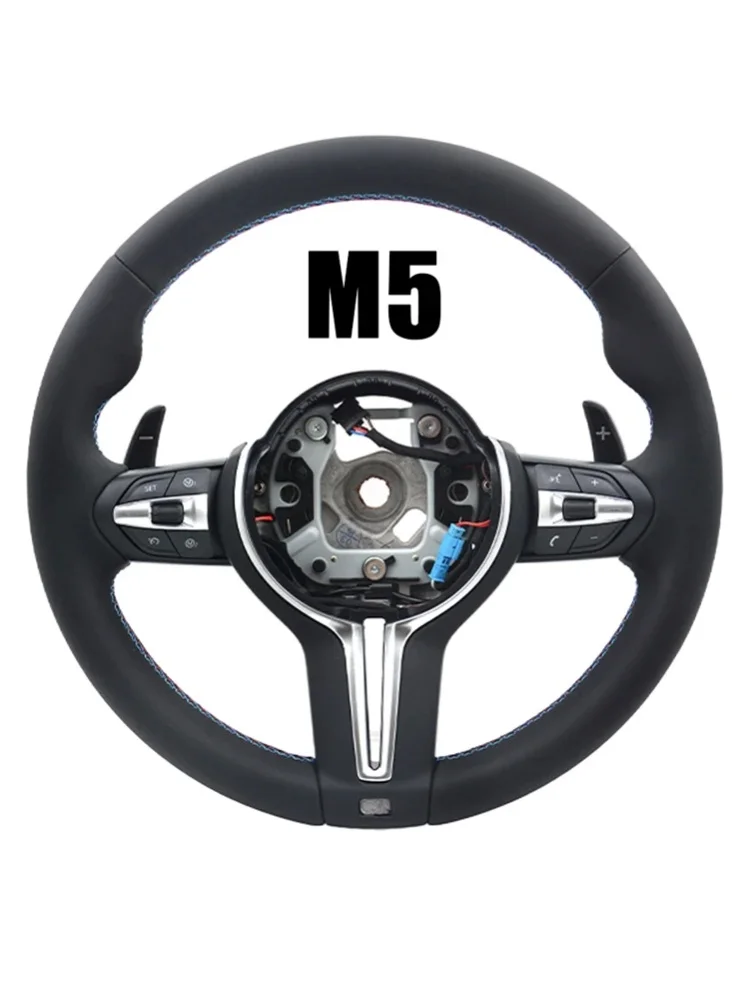 Neues PU-Leder-Lenkrad Passend für BMW 5er 6er 7er Serie F10 F06 F07 F11 F12 F13 F01 F02 Lenkrad Auto-Modifikationszubehör