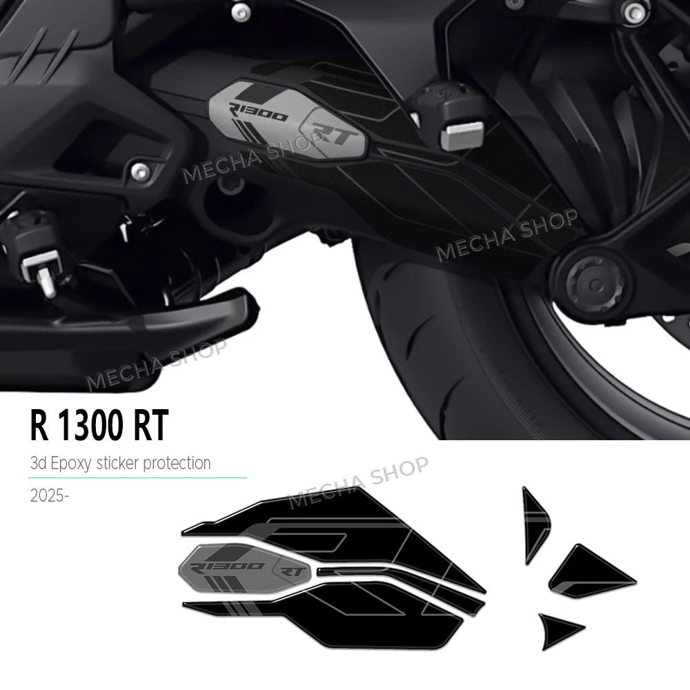 

For R1300RT R 1300 RT R1300 RT Accessories 2025 2026 Motorcycle 3D Epoxy Resin Sticker Protection Swinger Arm Decorative Sticker
