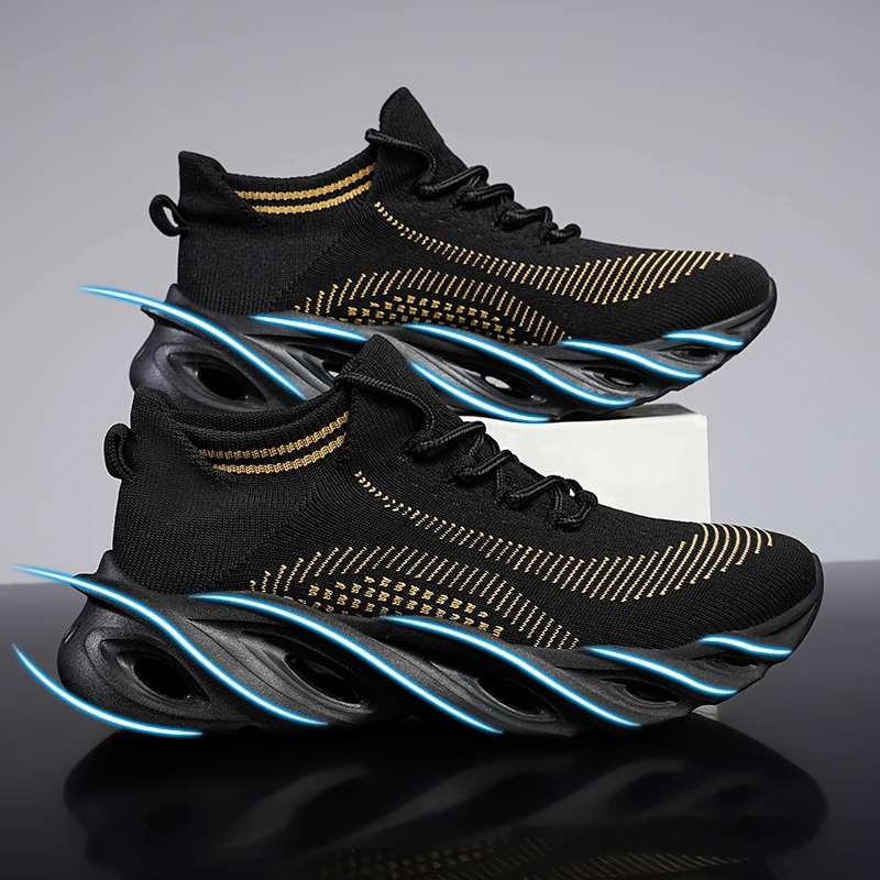 

Men's Sneakers Breathable Non Slip Thick Sole Walking Shoes Comfortable Lightweight Casual Fashion Tennis Shoes for Men