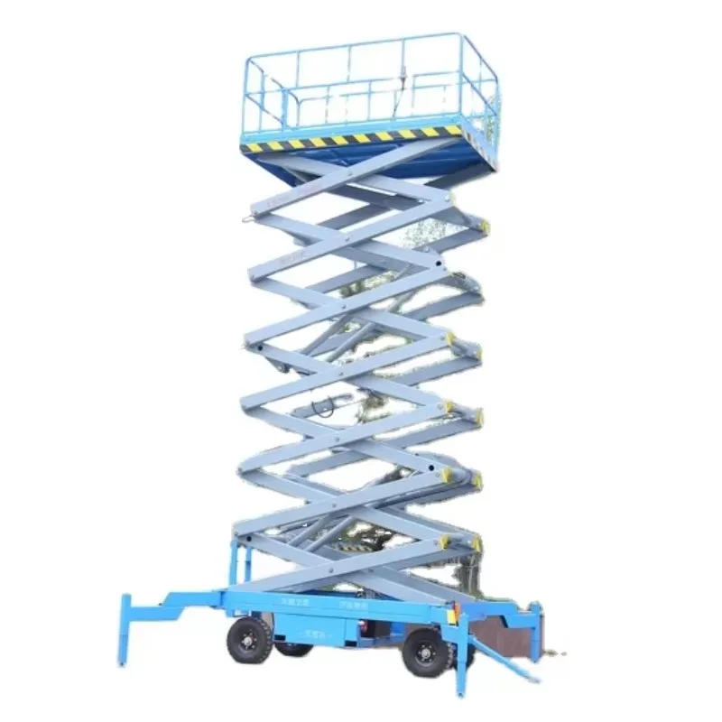 2021 Small Aerial Mobile One Man Scissor Lift/home Cleaning Elevator Aluminum Lift/Aerial Personal Lift