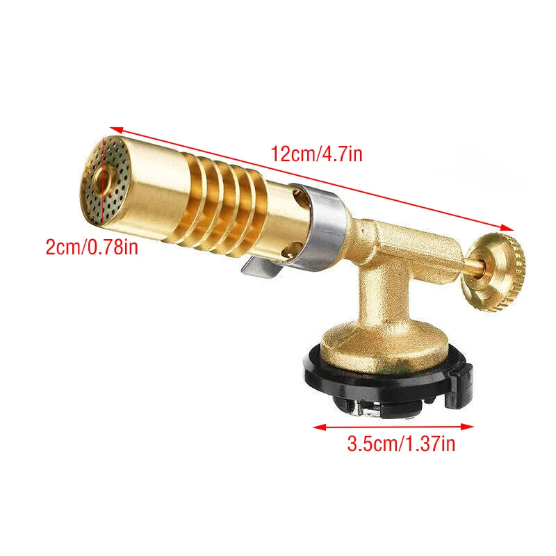 Flame Gun Welding Torch Gas Burner Blower Pure Copper Gas Torch Brazing Cooking Barbecue Auto Ignition Gun Kitchen Baking Tool