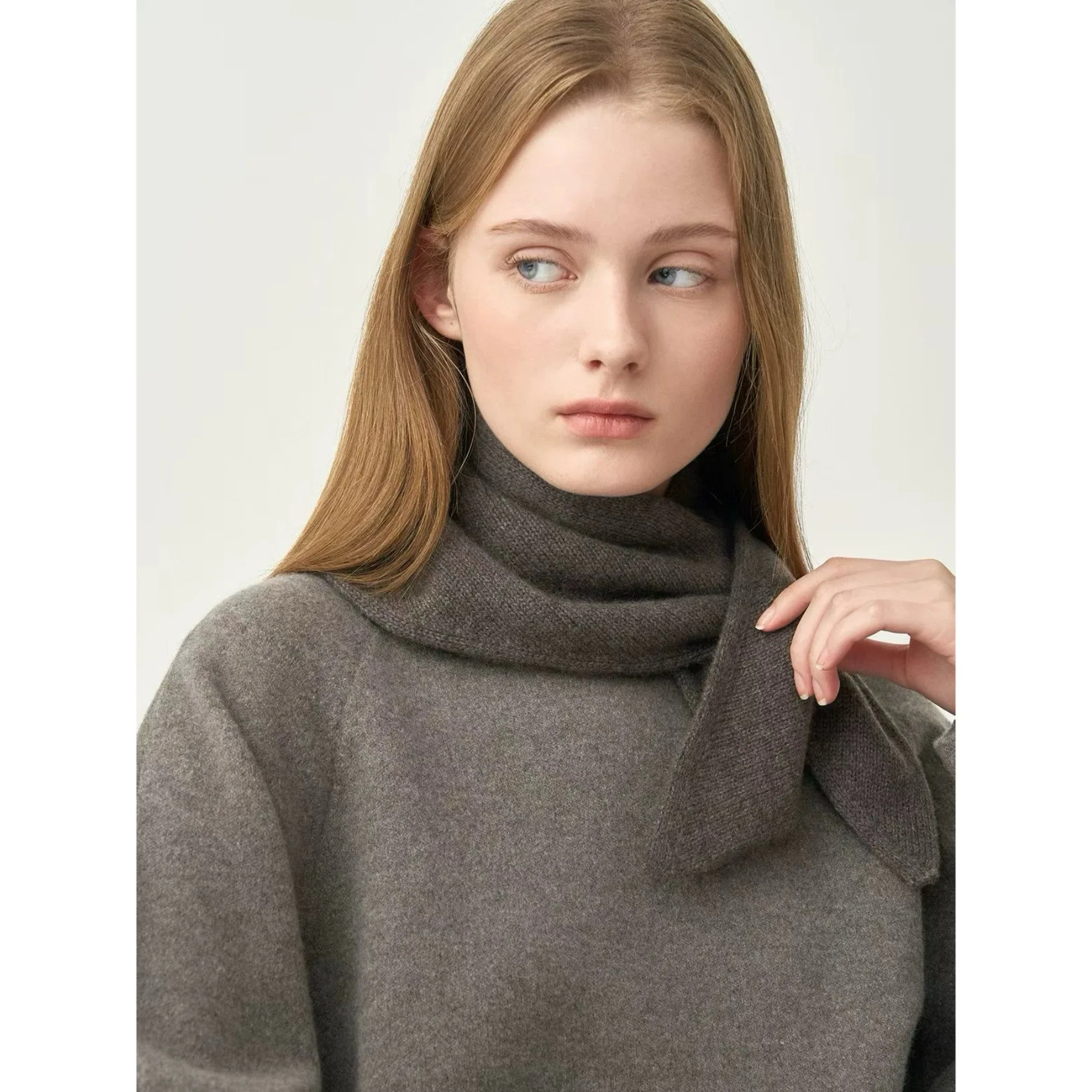 Faionable دافئ Ne Warmer e وشاح خمسة ألوان الليمون الجبن الخريف Cas25 تخفيف فضفاض صالح طويل Sve جولة Ne #3