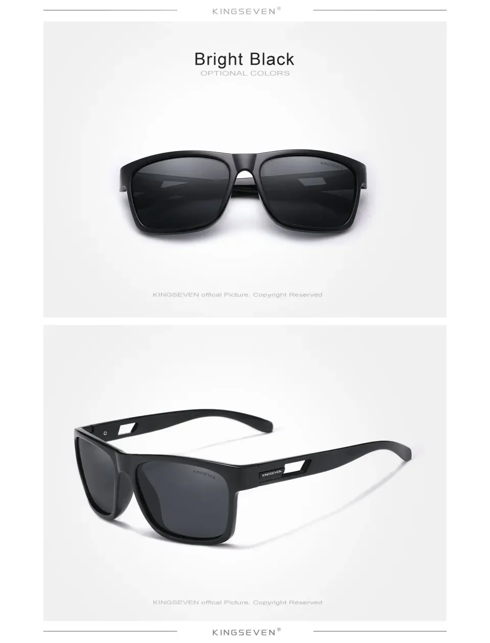 KINGSEVEN Mode Zebra Muster Sonnenbrille Männer Polarisierte Anti-UV400 Sonnenschutz Gläser Frauen Kausalen Outdoor Fahren Brillen – Detail 5