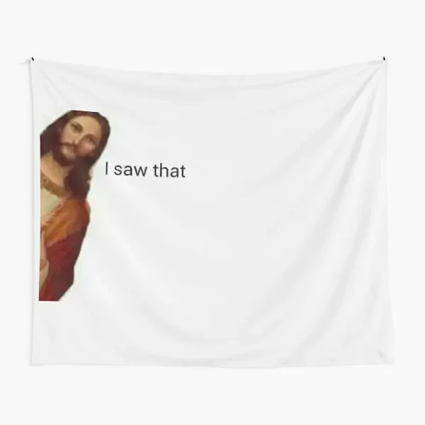 Jesus Saw That Tapestry Kolorowy Piękny Nadrukowany Koc Do Jogi Ręcznik Dekoracja Sypialnia Pokój Mata Podróżna Living Bedspread Decor