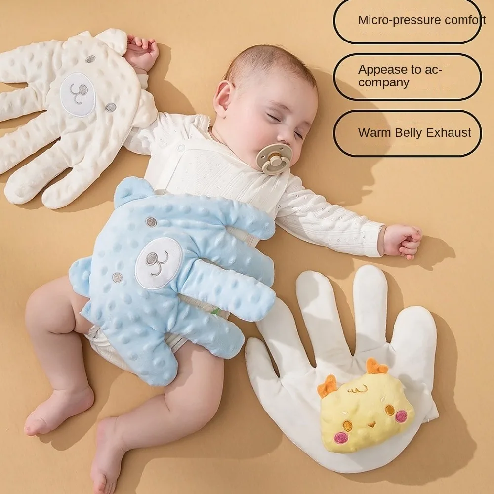 Soft Baby Startle Prevention Glove Electric Velvet Baby Patting Toy Baby Sleep Aid With Remote Control Soothing Pillow