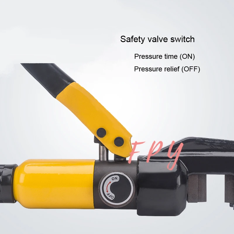 1Pc Fast Hydraulic Steel Shear SC-12-16-22-25mm Hydraulic Shear Cutter Machine Shear with Strong Shear YQ-12-16-22-25