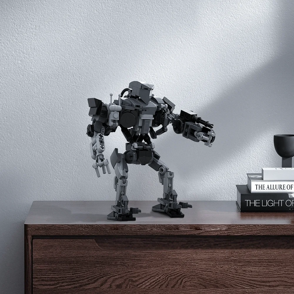 Cyborg Officer MOC Building Bl - đánh giá và giá Model Kit Robocop