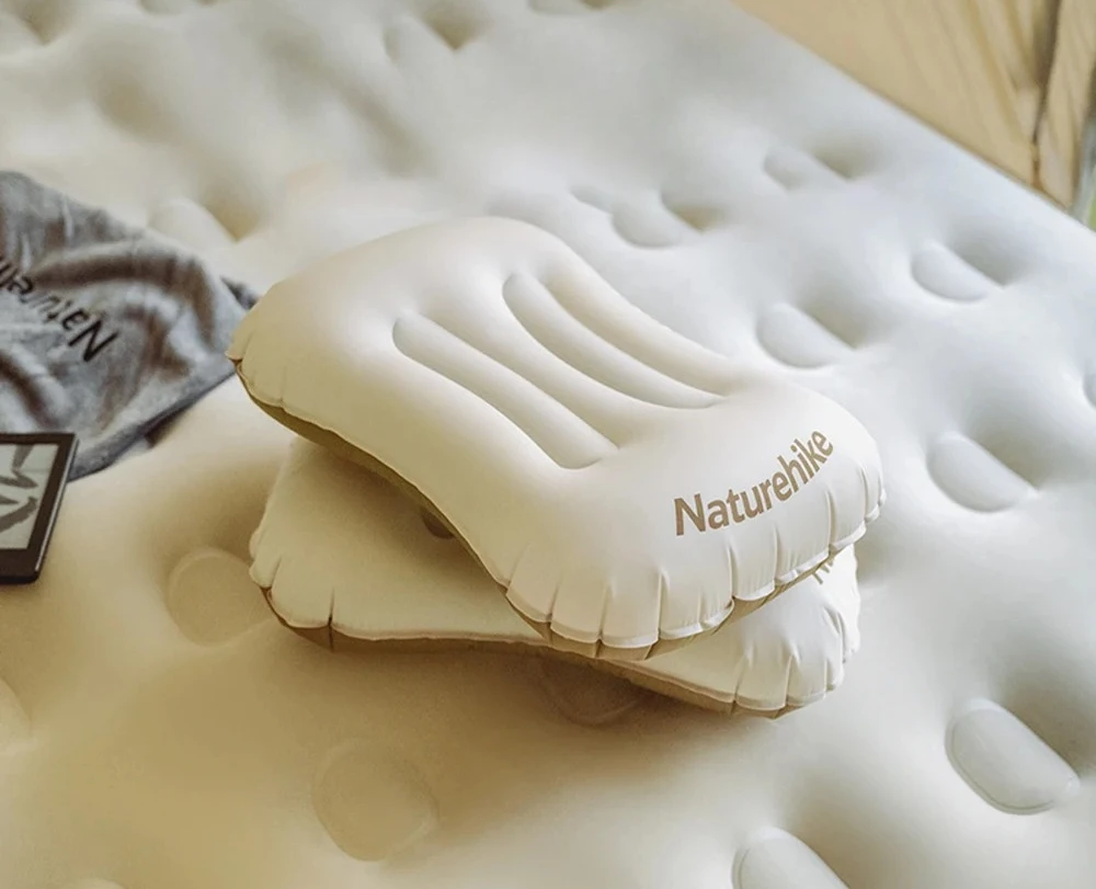 

Inflatable Camping Travel Pillow Lightweight Backpacking & Hiking Pillow TPU Air Sleeping Pillow for Neck Lumbar Support