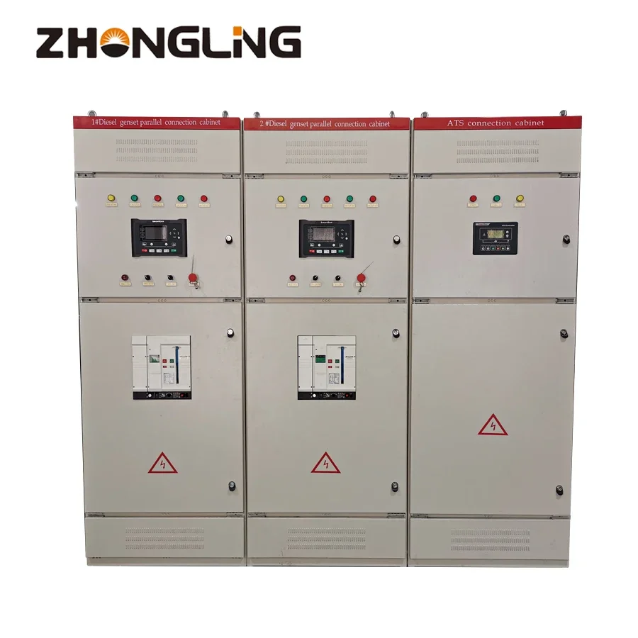 Genset parallel control cabinet generator synchronizing panel customized switches can be selected from Chint