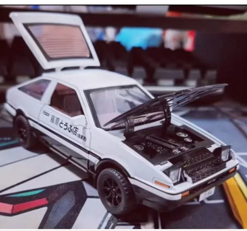 1:30 Toyota AE86 modèle de voiture en alliage moulé sous pression garçons jouets voitures retirer objets de collection modèle de voiture pour enfants