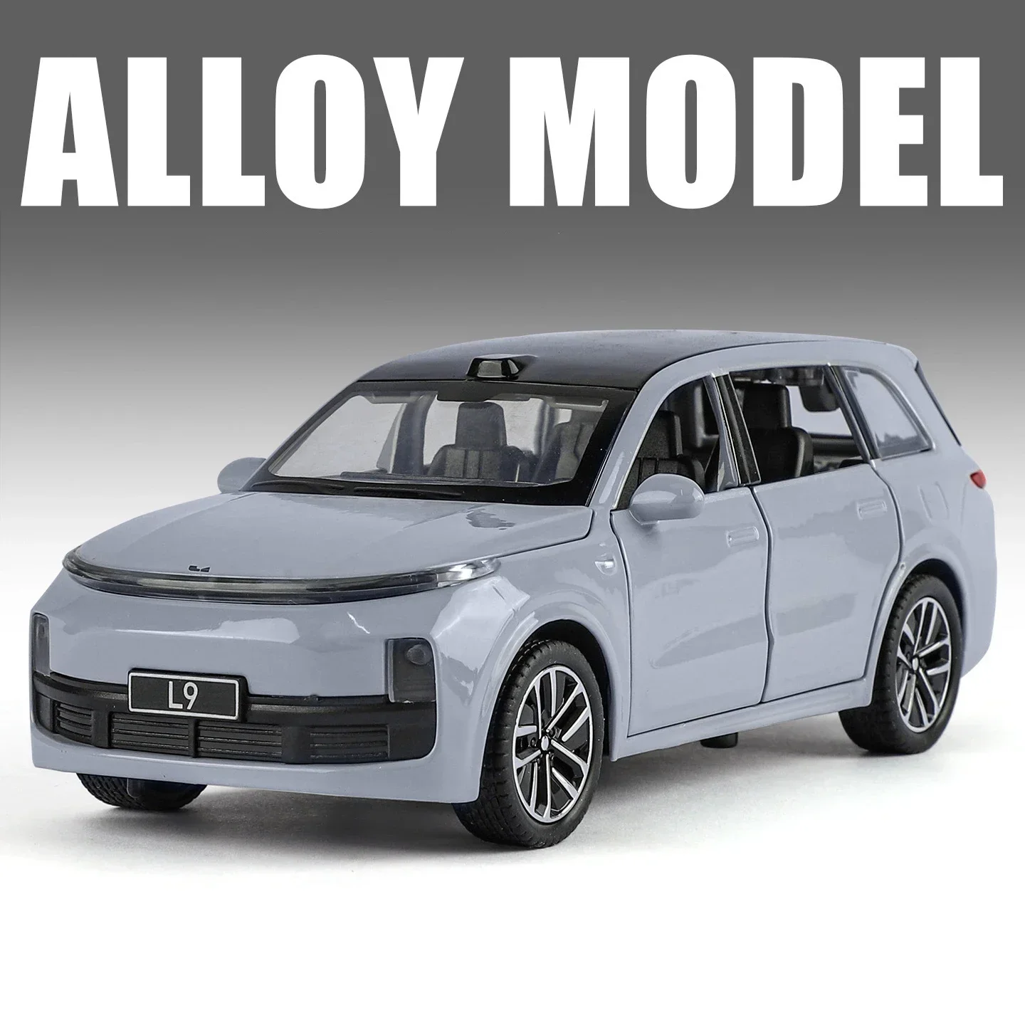 LEADINGIDEAL Li Auto L9 SUV 1:32 Legering Model Auto Geluid en Licht Trek kinderen Speelgoed Collectibles Verjaardagscadeau