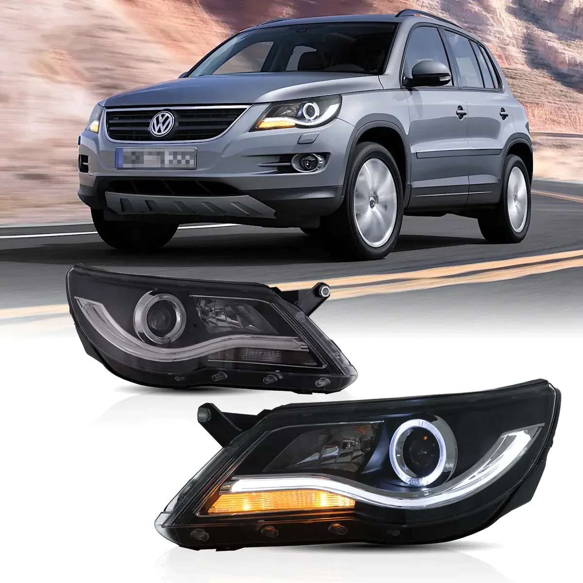 

VLAND LED Headlights For Tiguan 2009-2011 (plug & play)