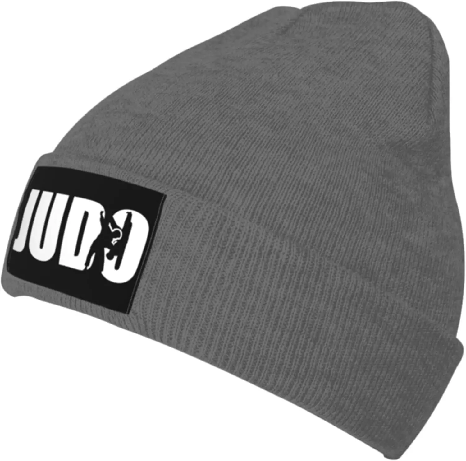 Judo Knit Hat Men Women Winter Warm Knit Beanie Black