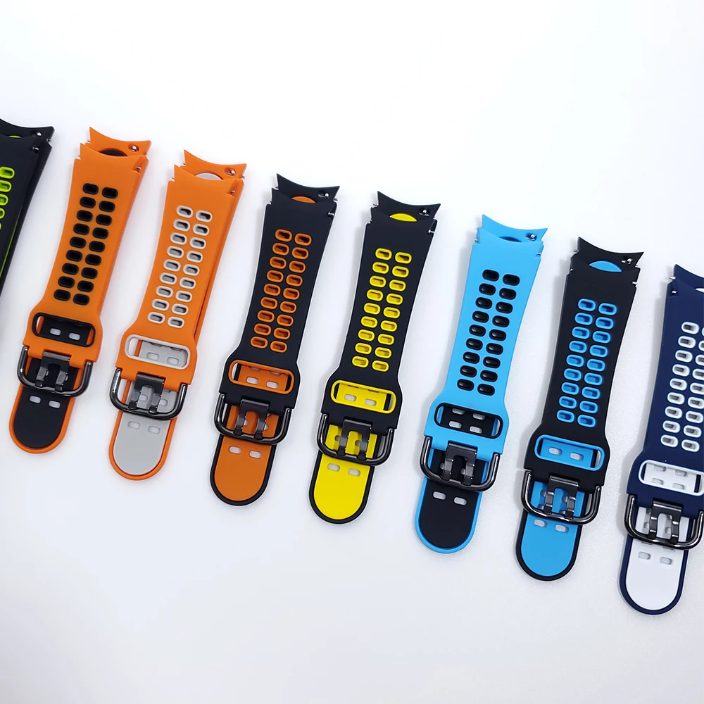 

Ремешок силиконовый для смарт-часов Samsung Galaxy Watch 4 Sport Band Classic 46 мм 42 мм/44 мм 42 мм