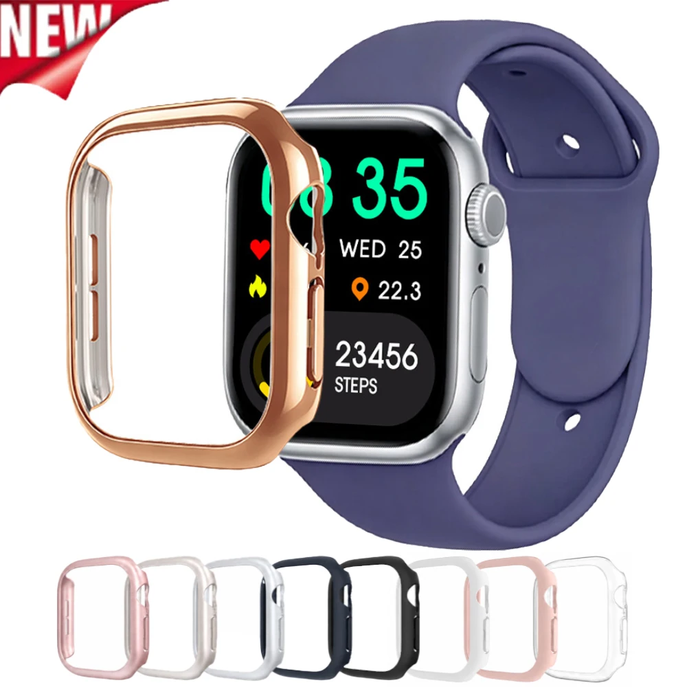 TPU-Schutzhülle für Apple Watch S12, 46 mm und 42 mm, weiche Displayschutzfolie, stoßfeste Schutzhülle, iWatch Series 12, 42/46 mm, Zubehör.